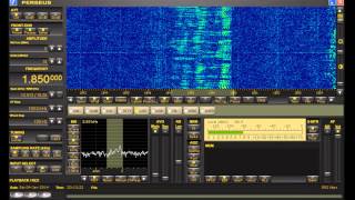 PA3NGK en PA0PVW praten over storing 1850 kHz LSB 04012014 2011z [upl. by Klenk34]