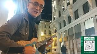 Jazz Nano Street Edition Tuesday Nite Busking in Trieste 2024 Tour in Italy [upl. by Betti]