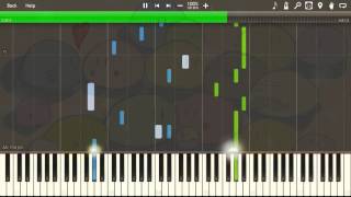 Dango Daikazoku FULL VERSION Great Dango Family  だんご大家族  Clannad Piano Tutorial Synthesia [upl. by Nosnaj346]