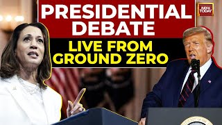 US Presidential Debate 2024 LIVE  Donald Trump Vs Kamala Harris LIVE  US Election 2024 [upl. by Whiting202]