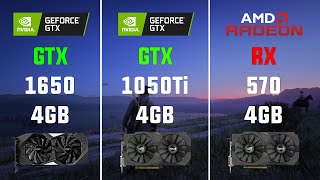 GTX 1650 vs GTX 1050 Ti vs RX 570 4GB Test in 7 Games [upl. by Euqinimod]