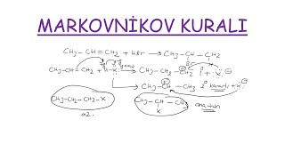 ORGANİK KİMYA  Markovnikov Kuralı [upl. by Eliason]