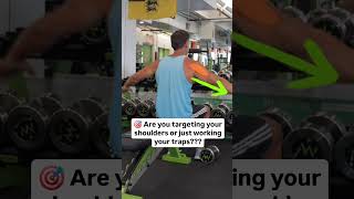 🎯 Are you targeting your shoulders or just working your traps [upl. by Eicram]