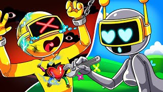 INCREDIBOX SPRUNKI  Fun Bot Stole GOLDs Heart  Incredibox Sprunki Animation [upl. by Nylrahs]