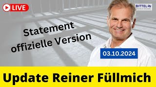 Reiner Fuellmich  20241003 – Statement inkl PDFSchriftsatz [upl. by Blithe284]