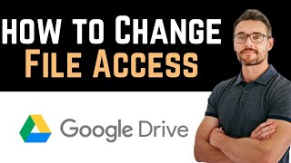 ✅ How To Change File Access Permissions on Google Drive Full Guide [upl. by Leonore]