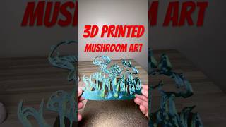 Mushroom Wall Art 3dprinting [upl. by Leede]