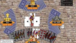 Double Deck Pinochle and the ace on ace leadback [upl. by Biagi]