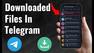 How To See Downloaded Files In Telegram  Full Guide 2024 [upl. by Alat]