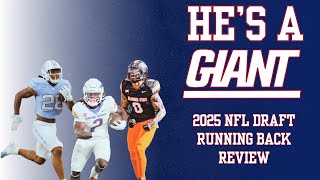 2025 NFL Draft Running Back Review [upl. by Luaped]