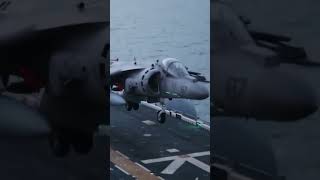 Harrier ThrustVectoring 7 Sec Vertical Landing Harrier vtol usa [upl. by Xonnel23]