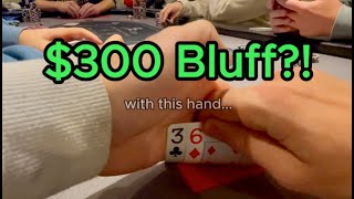 HUGE BLUFF with 63o Gone Wrong  Poker Vlog 10 [upl. by Nahtahoj]