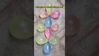 10 Mini balloons Pop satisfying ASMR reverse viralshort [upl. by Letizia]