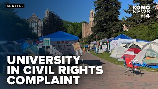 UW faces civil rights complaint over alleged antisemitic incidents during campus protests [upl. by Ahsenek254]