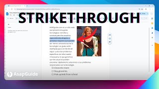 How to Get Rid of Strikethrough on Google Docs [upl. by Cod78]