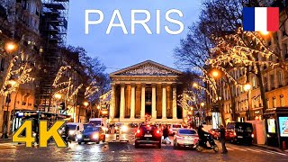 🚶🇫🇷 Evening Walking Tour in Paris  1st amp 8th Arrondissement [upl. by Amsed]