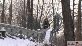 Jiminy Peaks Mountain Coaster Winter [upl. by Adigirb174]