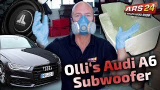 Audi A6 4G  Subwoofer einbauen  Gehäuse selber bauen  ARS24 [upl. by Calvinna]