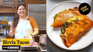 Beef Birria  Quesabirria Tacos Recipe How to Make Rich Smoky Extra Tender Meat  Pepperph [upl. by Allana]