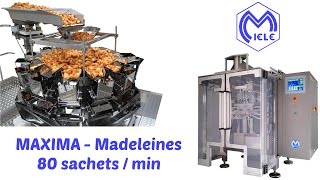 Ensacheuse verticale  Madeleines 80 sachets par min [upl. by Lenore]