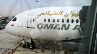 TRIP REPORT  Oman Air  Boeing 7878 Dreamliner  Muscat  Bangkok MCTBKK  Economy Class [upl. by Olivier664]