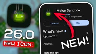 UPDATE 260 NEW ICON in Melon Playground [upl. by Teece890]