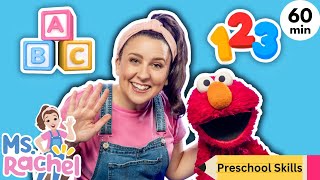 Ms Rachel amp Elmo Get Ready For School  ABC Song Numbers Colors  Toddler amp Preschool Learning [upl. by Letsyrhc]