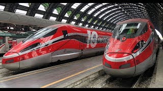 Trenitalia Frecciarossa Train in Italy  First amp Business Classes  Venice to Milan [upl. by Pamela]