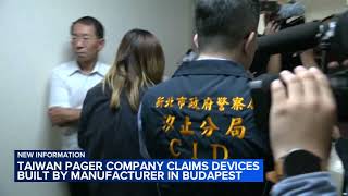 Taiwan pager company claims devices built by manufacturer in Budapest [upl. by Ki]