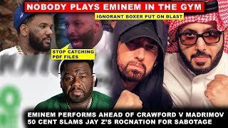 “Should’ve Had Kendrick” Eminem Performance TRIGGERS Boxer Joe Budden RANTS 50 Cent Rips RocNation [upl. by Tanberg]