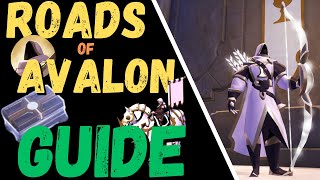 NEW PLAYER Guide Roads of Avalon 2023  Symbols Resources Chests and Suffixes  Albion Online [upl. by Tacy]