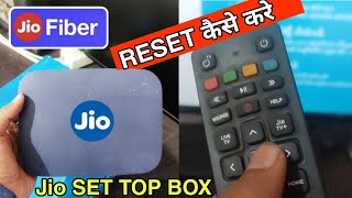 How to reset jio fiber set top box  Jio set top box ko reset kaise kare [upl. by Annia698]