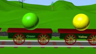 Color Train  Learning colors  Preschool learning for kids quotRhymesChildrenquot [upl. by Gnanmas]