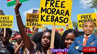 BREAKING NEWS TEARGAS AS MORARA KEBASO ARRESTED KENYANS DEMONISTRATE [upl. by Merle556]