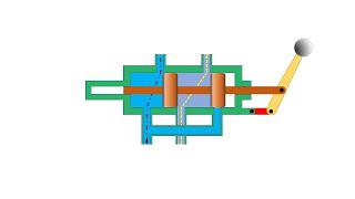 Directional Control Sliding Spool Valve Working  Hydraulic Valves [upl. by Nnylimaj454]