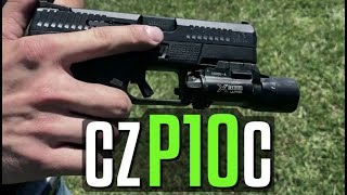 First Time Shooting the CZ P10 C [upl. by Josiah]