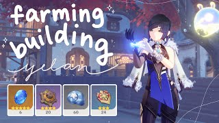 3 days of farming amp building yelan ⋆౨ৎ˚⟡˖ ࣪˚⊹ pt 2 𝜗𝜚⋆₊˚° ༘ [upl. by Strickman]