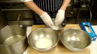 Chef Pat Making Fresh Mozzarella Bocconcini [upl. by Brigham994]