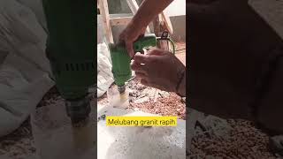 Holesaw pelubang granit ceritausaha holesaw pelubanggranit granite holesaw [upl. by Ztirf]