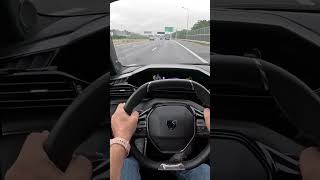 Peugeot 408 GTvPHEV 16 225 hp Acceleration [upl. by Lightfoot]