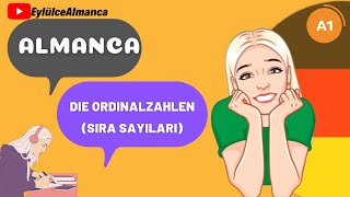 30 DERS  ALMANCA SIRA SAYILARI  DİE ORDİNALZAHLEN [upl. by Randolf524]