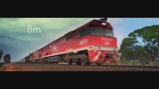 The Ghan goes to new lengths  Australias longest passenger train [upl. by Enortna]