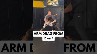 Arm Drag from a 2 on 1 folkstylewrestling wrestlingtakedowns wrestling [upl. by Reemas303]