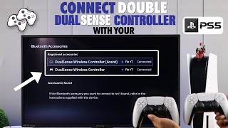 How to connect a Second PS5 Controller New Method [upl. by Mallory601]