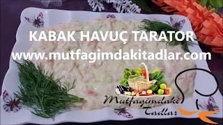 Kabak Havuç Tarator Tarifisalata ve meze tarifleri [upl. by Riamo621]