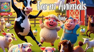 Farm Animals For Kids  Best Kids Songs 2024  Nursery Rhymes For Kids  Old MacDonald Had A farm [upl. by Cross]