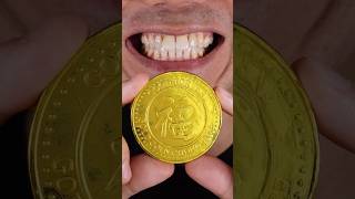 ASMR  Big Chocolate Coin [upl. by Samot956]