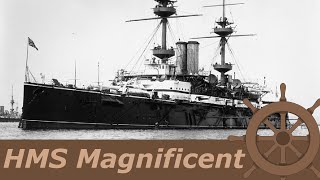 HMS Magnificent  Royal Navy Battleship [upl. by Slifka]