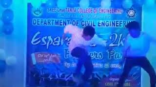 Chatal Band Dance  Sree chaithanya college of engineering  Mahesh Evan Dance  Civilian [upl. by Aihsoj]