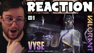 Gors quotALL PATHS END HERE  Vyse Agent Trailer  VALORANTquot REACTION [upl. by Annauqaj]